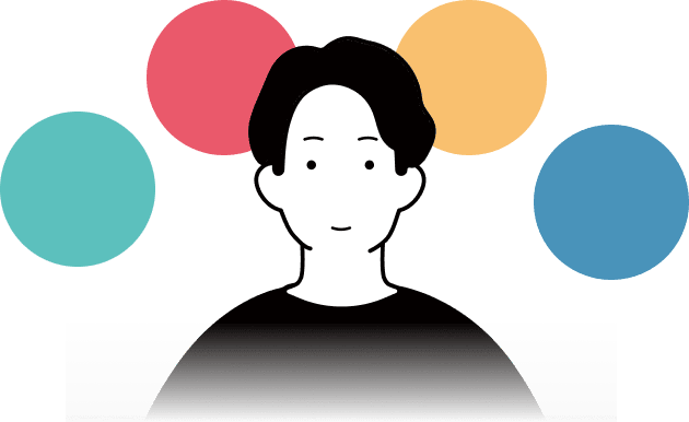 女性と分析項目の図