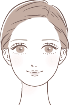 女性の顔