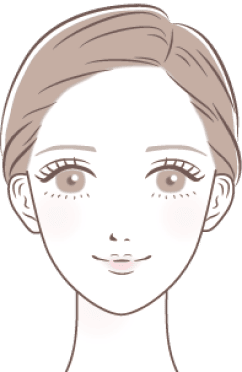 女性の顔
